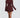 Bordowa Sukienka Blezerowa w Prążek – Elegancka Power Dress | Meave & Ivy