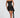 Czarna Sukienka Mini Tailored – Elegancka Strukturalna na Okazję | Meave & Ivy