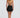 Czarna Sukienka Mini Gorset z Kwiatami – Appliqué Statement | Meave & Ivy